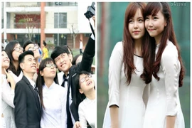 Teen trường Ams thỏa sức "tự sướng" trong Ngày hội áo dài