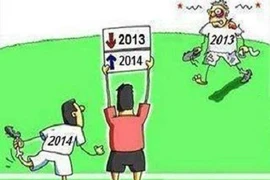 Nô nức chia sẻ lời chúc Tết “độc, hài” năm 2014