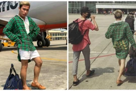 Cười ngất trước thảm họa thời trang sân bay của Tùng Sơn