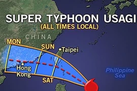 Siêu bão Usagi sẽ đổ vào miền Nam Trung Quốc?