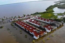 Hình ảnh bão lụt tàn phá Mexico