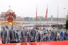 Hoạt động chào mừng quốc khánh Trung Quốc 