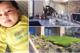 Không gian lễ rửa tội xa hoa của con trai Đan Trường