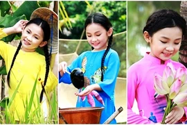 Tan chảy với vẻ đáng yêu của cô bé dân ca Nghi Đình 