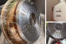 Bỏ túi cách cọ sạch đáy nồi inox cháy đen chỉ với nước muối dưa