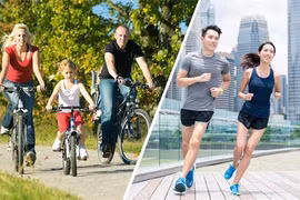 Nên lựa chọn chạy bộ hay đạp xe để giảm cân?