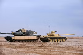 M1 Abrams bị "hạ gục" bởi T-72B3 dù được đánh giá cao hơn