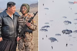 Triều Tiên tập trận với bệ phóng tên lửa "siêu lớn", răn đe đối thủ