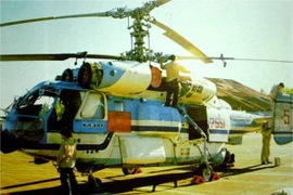 Chiếc trực thăng “cô đơn” của không quân hải quân Việt Nam