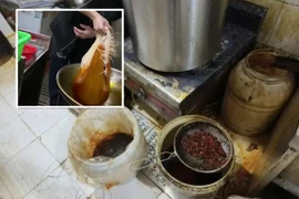 Kinh hãi nhà hàng dùng 'dầu nước bọt' chế biến đồ ăn cho khách