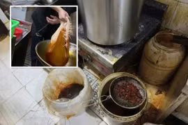 Kinh hãi nhà hàng dùng 'dầu nước bọt' chế biến đồ ăn cho khách