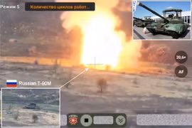 UAV Ukraine phá hủy thành công xe tăng hiện đại nhất của Nga