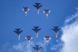 Dàn vũ khí tối tân trong buổi tổng duyệt Ngày Chiến Thắng ở Nga