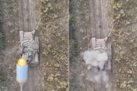 UAV Nga ngăn lính Ukraine sơ tán khẩu pháo 5 triệu USD