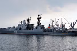 Nga điều tàu chiến tập trận hải quân ở Thái Bình Dương