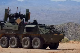 Vũ khí laser trên khung Stryker bị phá hủy tại Kursk