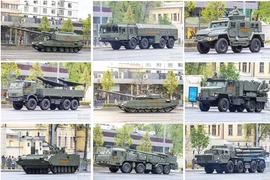 ‘Mổ xẻ’ khí tài đặc biệt xuất hiện trong Lễ duyệt binh tại Nga