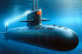Tận mục tàu ngầm Trung Quốc tấn công không cần con người điều khiển