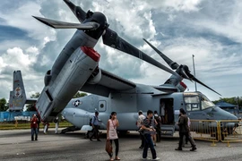 Cận cảnh máy bay tối tân dự triển lãm hàng không Singapore