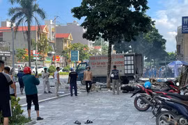 Nổ lớn tại quán ăn sắp khai trương ở Vĩnh Phúc, 7 người bị thương