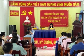 Chủ tịch VUSTA Phan Xuân Dũng tiếp xúc cử tri