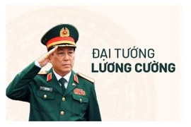 Sự nghiệp của tân Thường trực Ban Bí thư Đại tướng Lương Cường