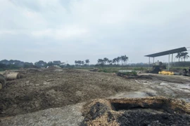 Bắc Ninh: Bắt quả tang Công ty CP Phú Lâm đổ thải ra môi trường