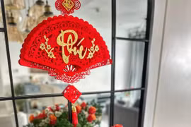 Căn hộ ngập tràn sắc xuân đón Tết của siêu mẫu Hà Anh 