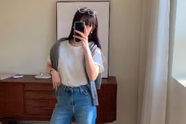 Tuyệt chiêu "hack" tuổi với 4 kiểu áo kết hợp quần jeans 