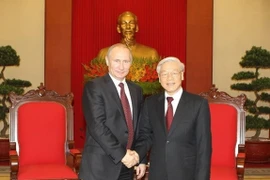 Tổng Bí thư Nguyễn Phú Trọng với các chính khách quốc tế