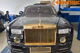Rolls-Royce Phantom “độ” Rồng thời Lý, mạ vàng ở TPHCM