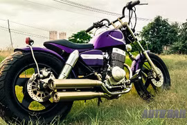 Honda Rebel 250 độ kiểu “cụt đuôi” tại Sài Gòn