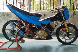Hàng khủng Suzuki Raider chi chít đồ chơi Racingboy