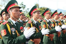 Cận cảnh các cán bộ, chiến sỹ luyện tập diễu binh 2/9