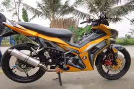 Exciter số độ côn cực ngầu của dân chơi đất Cảng