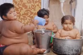 Khẩu phần ăn khủng khiếp của 3 đứa trẻ béo phì nhất thế giới