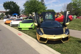 Dàn siêu xe khủng của Gia Lai quậy tưng bừng tại Mỹ
