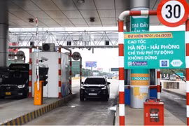 Xử phạt xe không dán thẻ ETC đi trên cao tốc Hà Nội - Hải Phòng từ 1/6