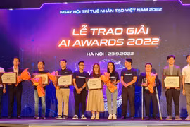 Trao giải 5 sản phẩm ứng dụng công nghệ nhân tạo xuất sắc nhất