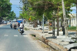 Lâm Đồng: Thi công ẩu tại dự án vỉa hè đường Thống Nhất