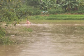 TP Uông Bí - Quảng Ninh: Hàng chục hộ dân lâm cảnh cô lập khi mưa to