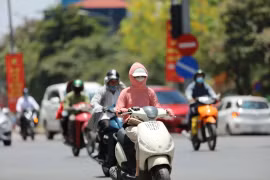 Thời tiết 8/5: Bắc Bộ, Bắc Trung Bộ nắng nóng, chiều tối mưa rào