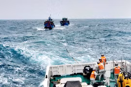 Tàu của Vùng 3 Hải quân cứu kéo kịp thời 2 tàu cá gặp nạn trên biển