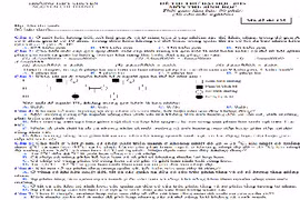 Đề thi thử THPT quốc gia môn Sinh chuyên Nguyễn Chí Thanh