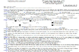 Đề thi thử THPT quốc gia môn Sinh chuyên Nguyễn Chí Thanh