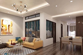 Thiết kế cực đẹp cho căn hộ 58m2 của gia chủ Hà Nội