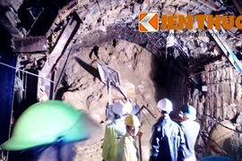 Khoanh vùng hầm thủy điện sập, 11 người mắc kẹt ở Lâm Đồng