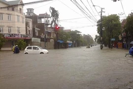 Chùm ảnh: Mưa lớn, Hà Tĩnh chìm trong biển nước