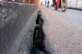 Tận mục sự xuống cấp nghiêm trọng của cầu Long Biên