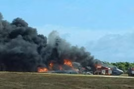 “Pháo đài bay” B-52 rơi trên đảo Guam